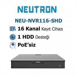 Neutron NEU-NVR116-SHD 16 Kanal Nvr Kayıt Cihazı Neutron NEU-NVR116-SHD 16 Kanal Nvr Kayıt Cihazı